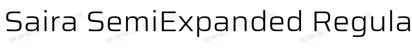 Saira SemiExpanded Regular字体转换 Saira SemiExpanded Regular字体转换
